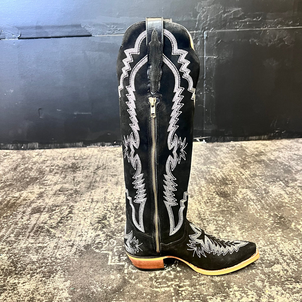 Black Marlowe Dan Post Leather Boot