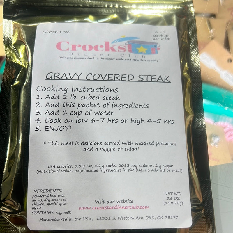 Gravy Covered Steak Crockstar