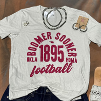 University_of_Oklahoma_Vintage_Arch_Boomer_Sooner_V_Neck_Short_Sleeve_T_Shirt