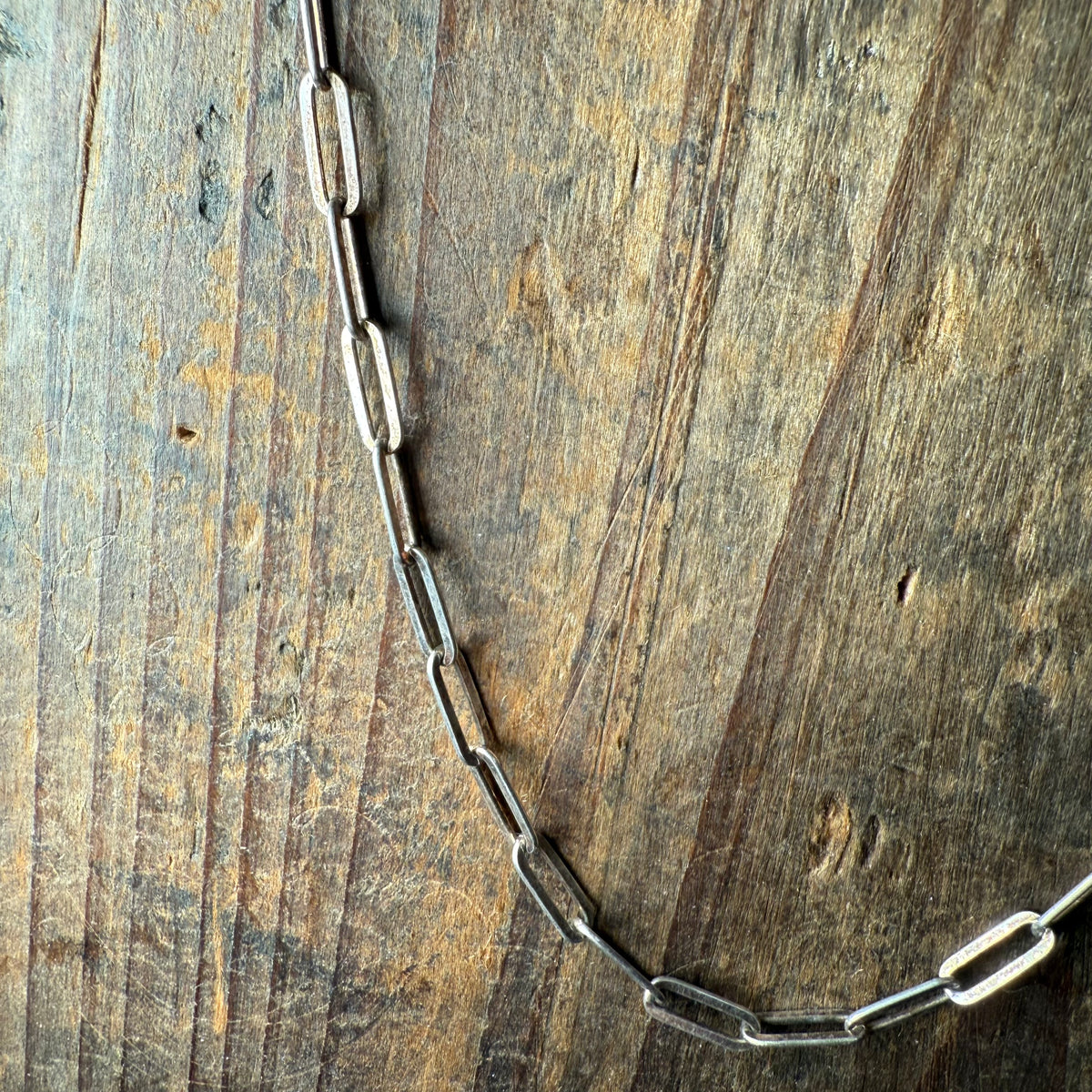 22 inch light Shiny Link Chain Sterling Silver Necklace
