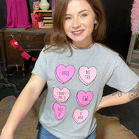 Anti - Valentine Grey T-shirt - Country Lace Boutique
