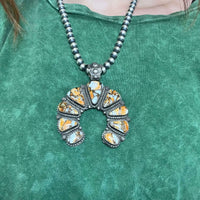 Authentic Orange Spiny Naja Sterling Silver Pendant for Necklace - Country Lace Boutique