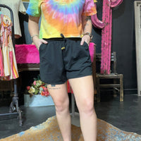 Black After Dark Athletic Shorts w/Pockets - Country Lace Boutique