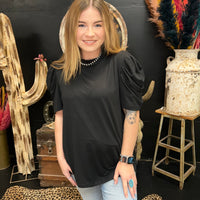 Black Always Classy Top size small - Country Lace Boutique