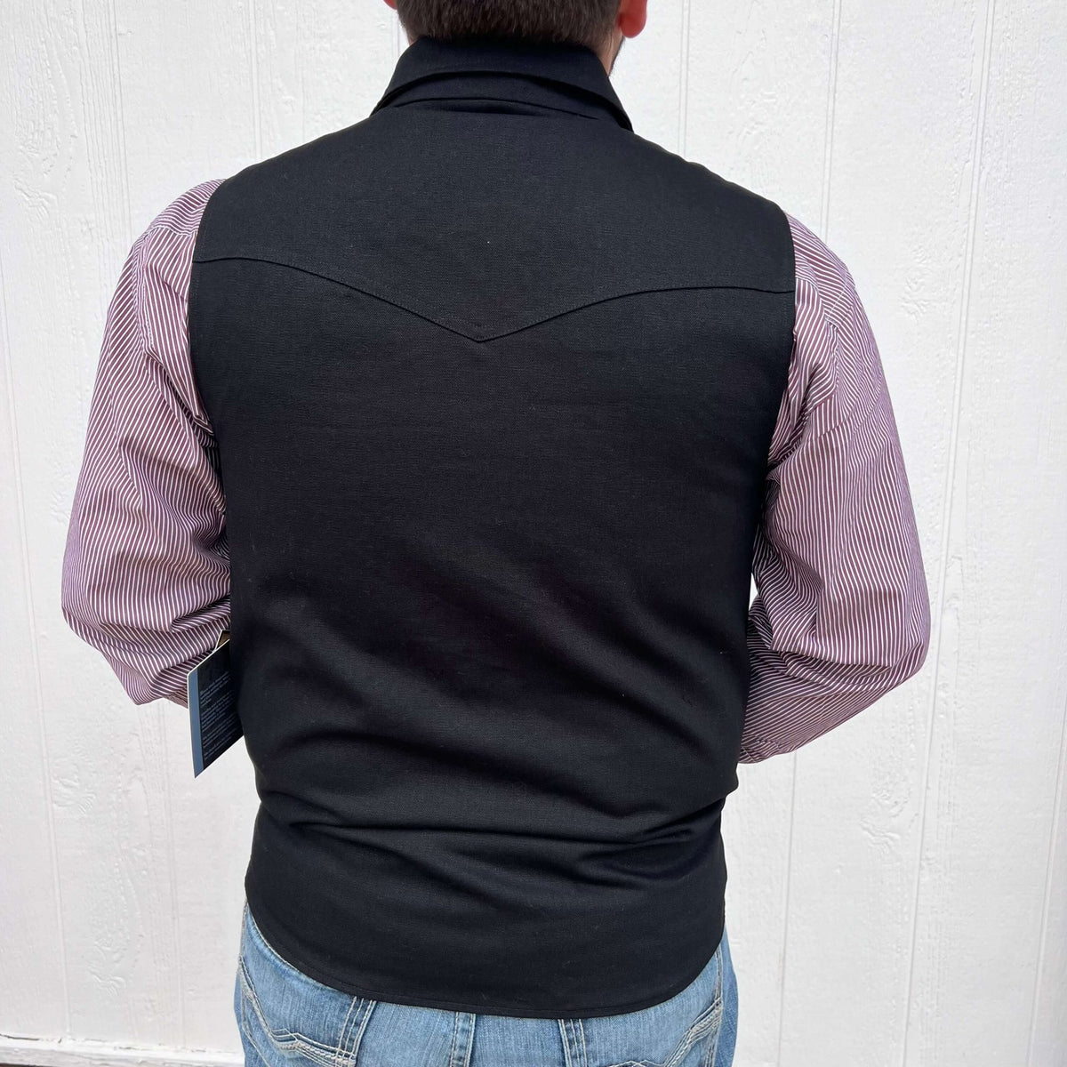Black Powder River Men's Conceal & Carry Plaid Lined Vest - Country Lace Boutique
