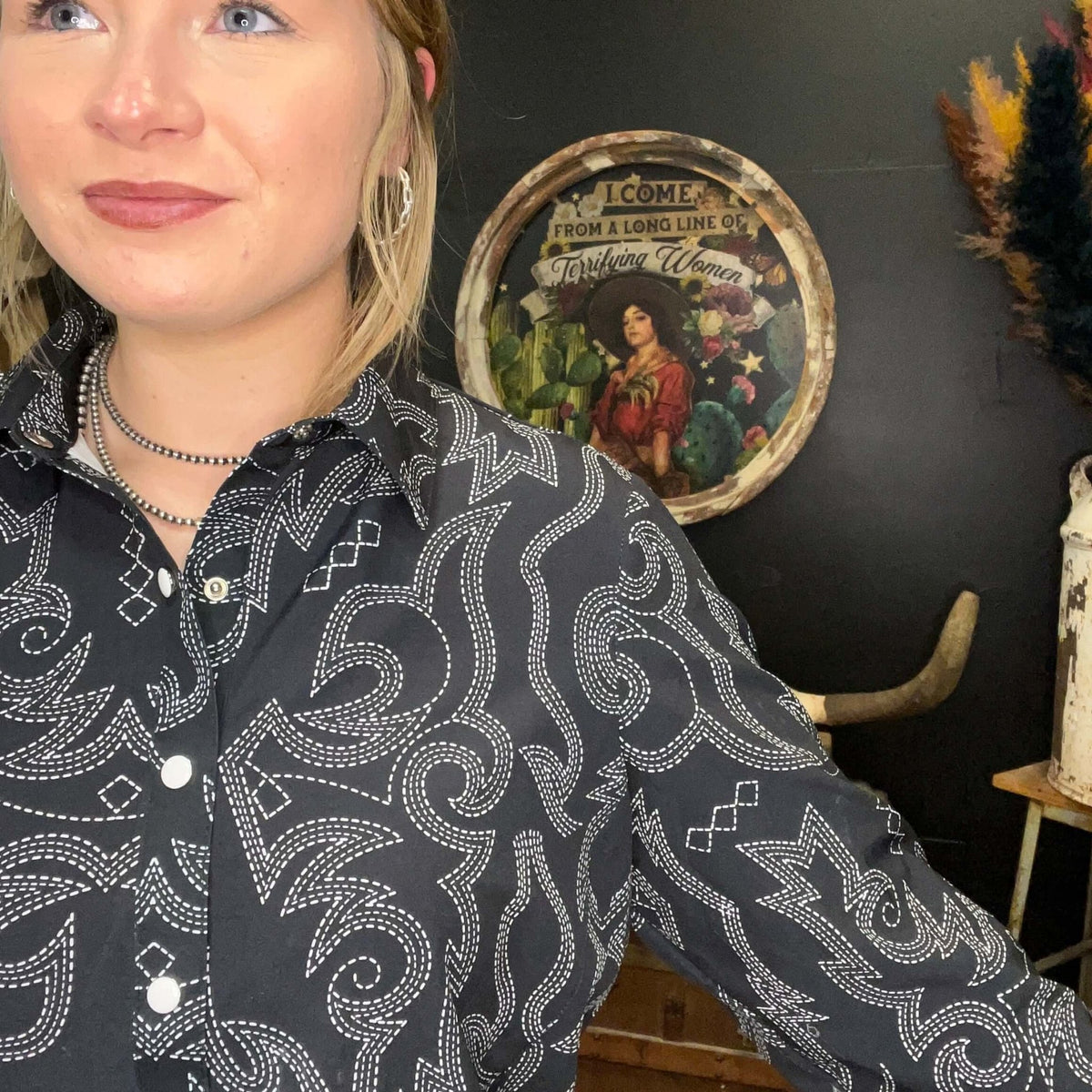 Boot Scootin Button Up / Small - Country Lace Boutique