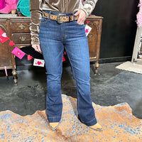 Jennifer Dark Denim Kimes Ranch Jeans - Country Lace Boutique