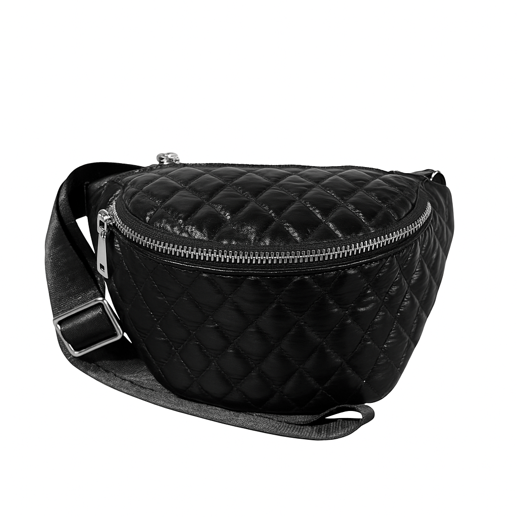 Metallic Black Fanny Pack - Country Lace Boutique