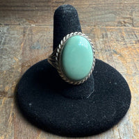 Oval Turquoise Sterling Silver Ring - Country Lace Boutique