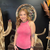 Pink Faded Tank Top - Country Lace Boutique