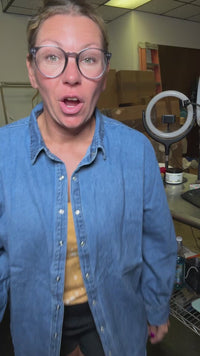 denimbuttondownpeearlsnaptop