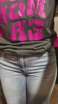 Light Wash High Rise Wide Leg 90's Risen Jeans56