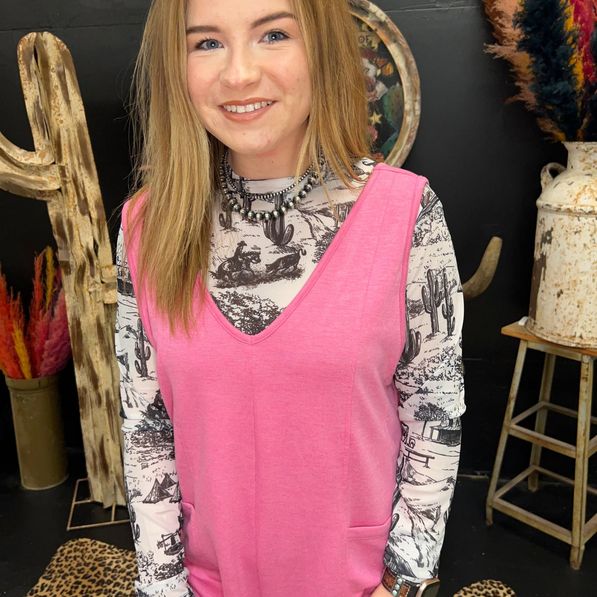 The Old Days Mesh Long sleeve Top - Country Lace Boutique