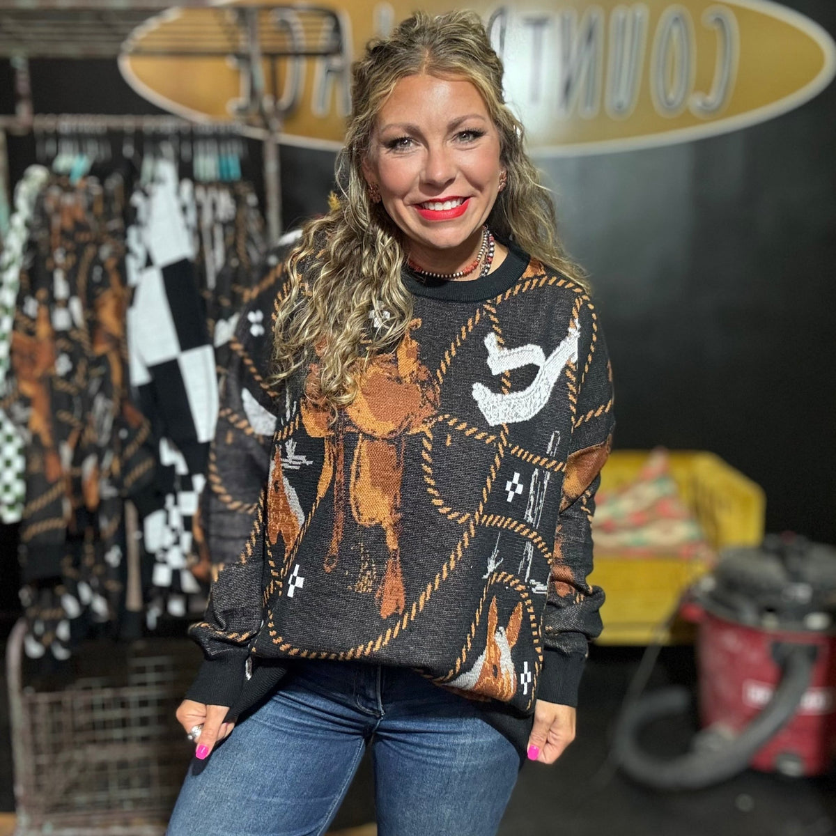 THE TACKy KNIT Sweater - Country Lace Boutique