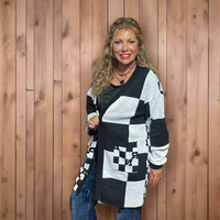 westernblackcheckedsweater