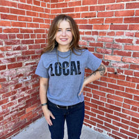 Youth Athletic Grey Local Crew Neck T-shirt - Country Lace Boutique