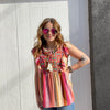 Bright Spring Savannah Jane Embroidered Top