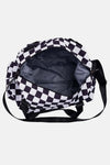 Zenana Checkered Multi-Pocket Travel Bag