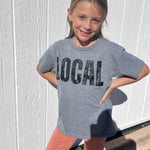 Youth Athletic Grey Local Crew Neck T-shirt