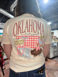 Oklahoma Cream Storyboard Short Sleeve Comfort Color T-shirt
