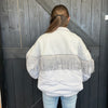 Yall Fly Chrome Gray w/ Fringe Crop Jacket