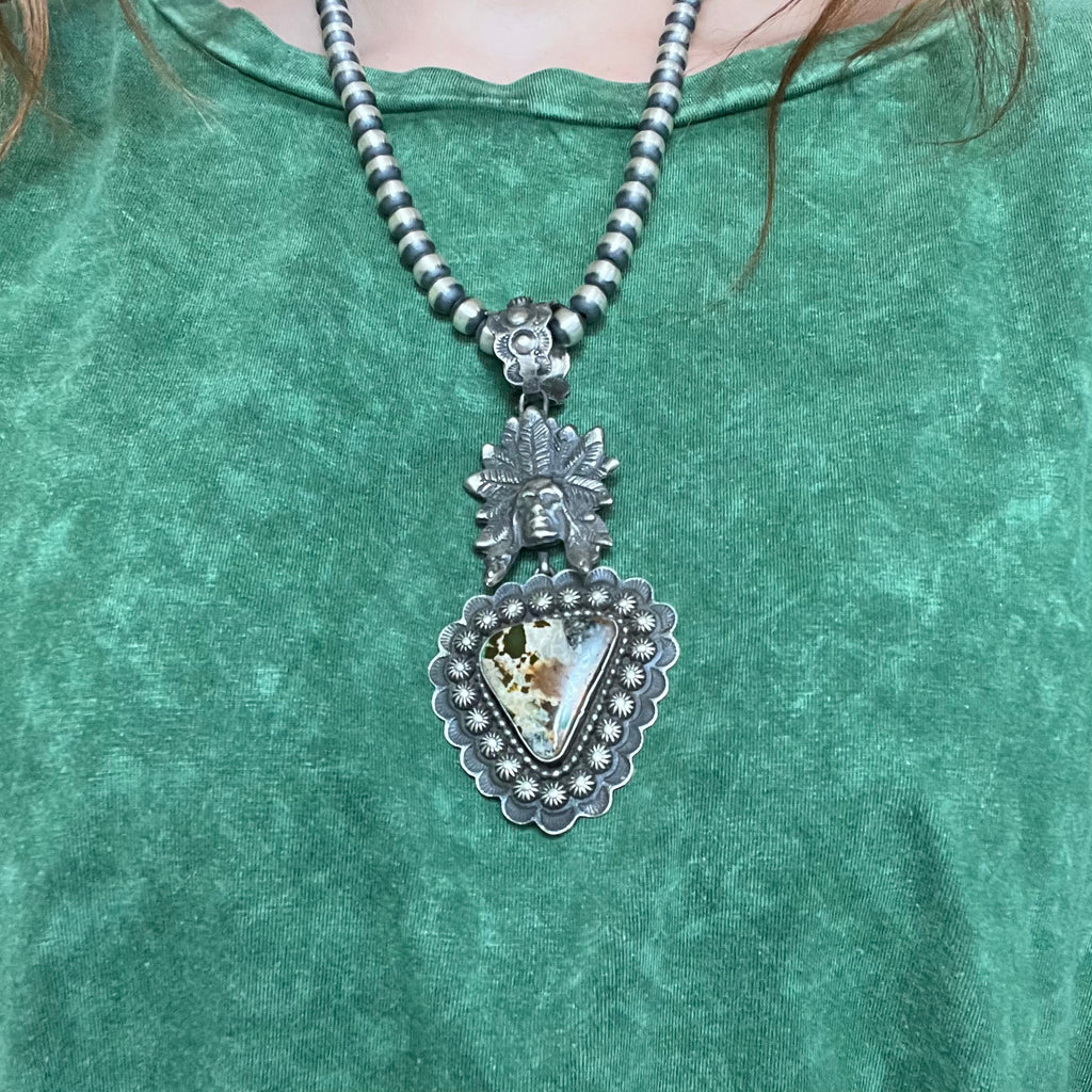 Big Triangle Royston Genuine Pendant for Necklace