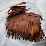 Fringe Wristlet & Cross Body Purse
