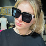Lark In Black Sunglasses