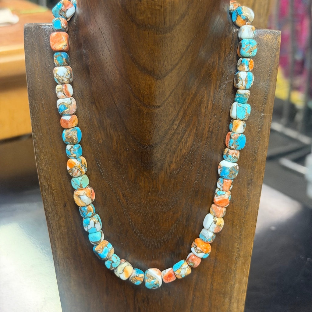 16 inch Orange Krush Sterling Silver Necklace extender - Country Lace Boutique