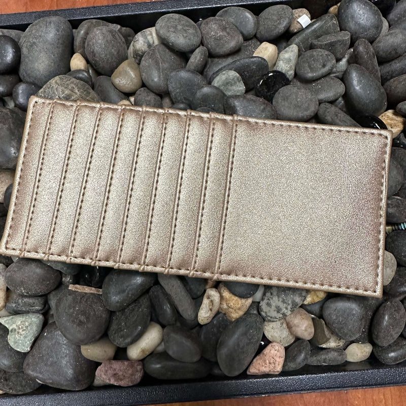 Gold Foil Long Card Wallet