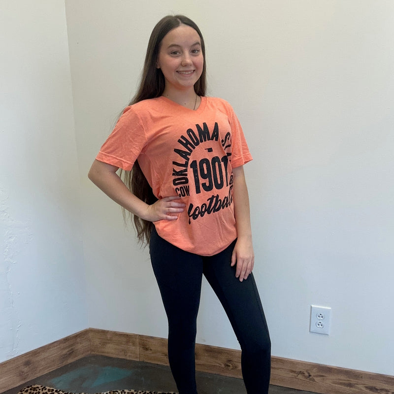  orange 'Oklahoma State 1901 Football' t-shirt 