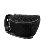 Metallic Black Fanny Pack