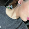 Bow Fake Navajo Pearl Post Fashion Earring