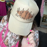 Outlaw Livin Tan Trucker Cap