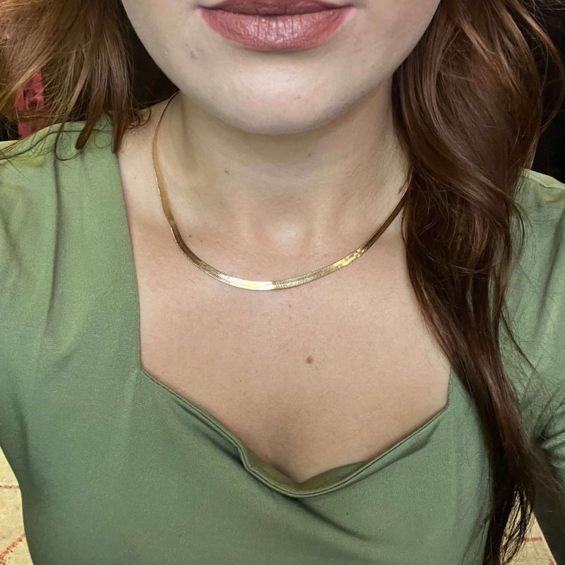 2 Strand Snake and Chain Gold Fashion Necklace - Country Lace Boutique