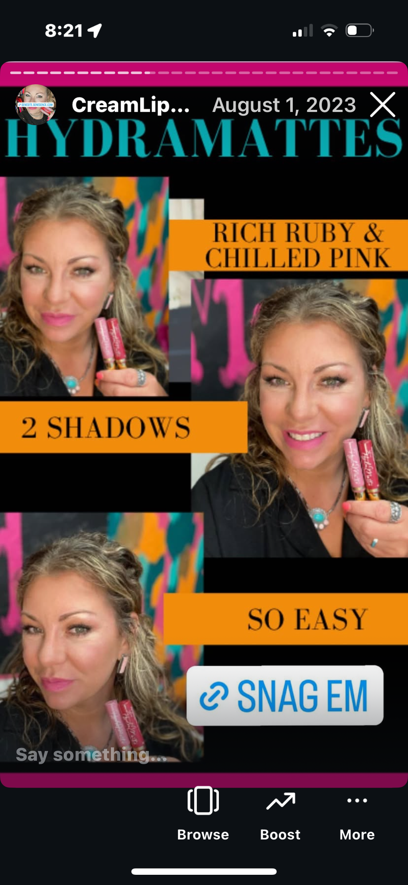 HYDRAMATTE LIPSENSE CREAM