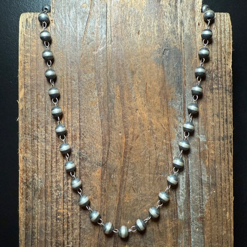 20 inch 8mm Contemporary Navajo Pearl Genuine Necklace