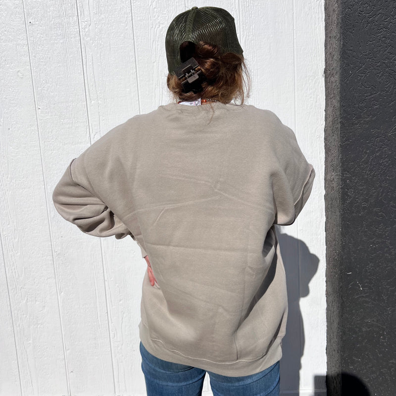 Atmosphere Tan Sweatshirt