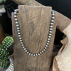 22 inch 10mm Navajo Pearl Genuine Necklace