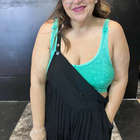 TURQUOISERIBBEDTANKTOP