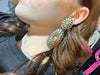 Concho Rita Lee Orange Spiny Genuine Earrings