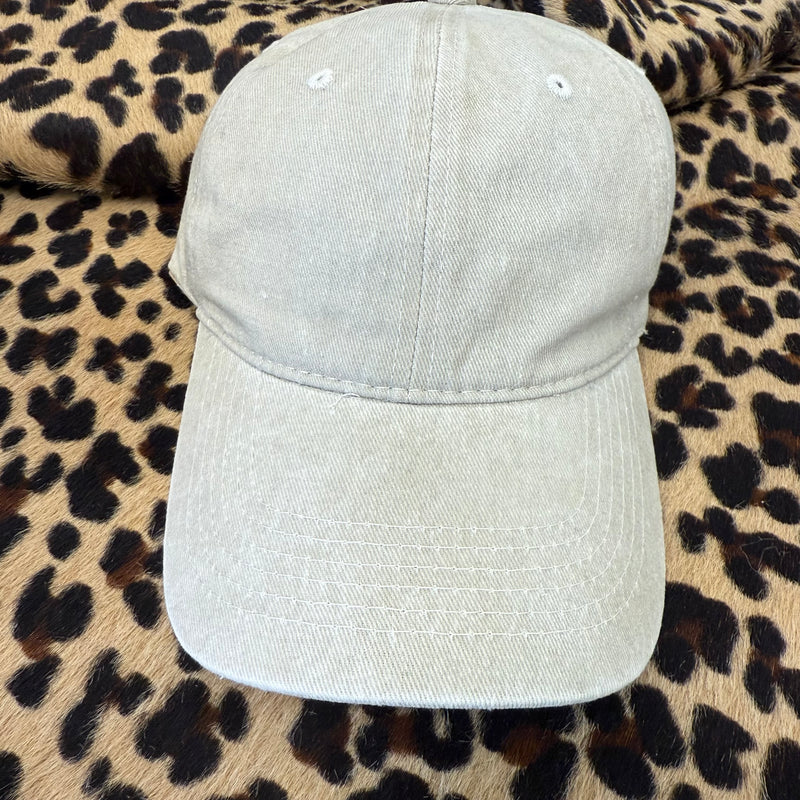 Solid Faded Tan Hat