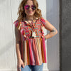 Bright Spring Savannah Jane Embroidered Top