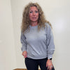 Heather Gray Super Soft Crop Sweat Shirt