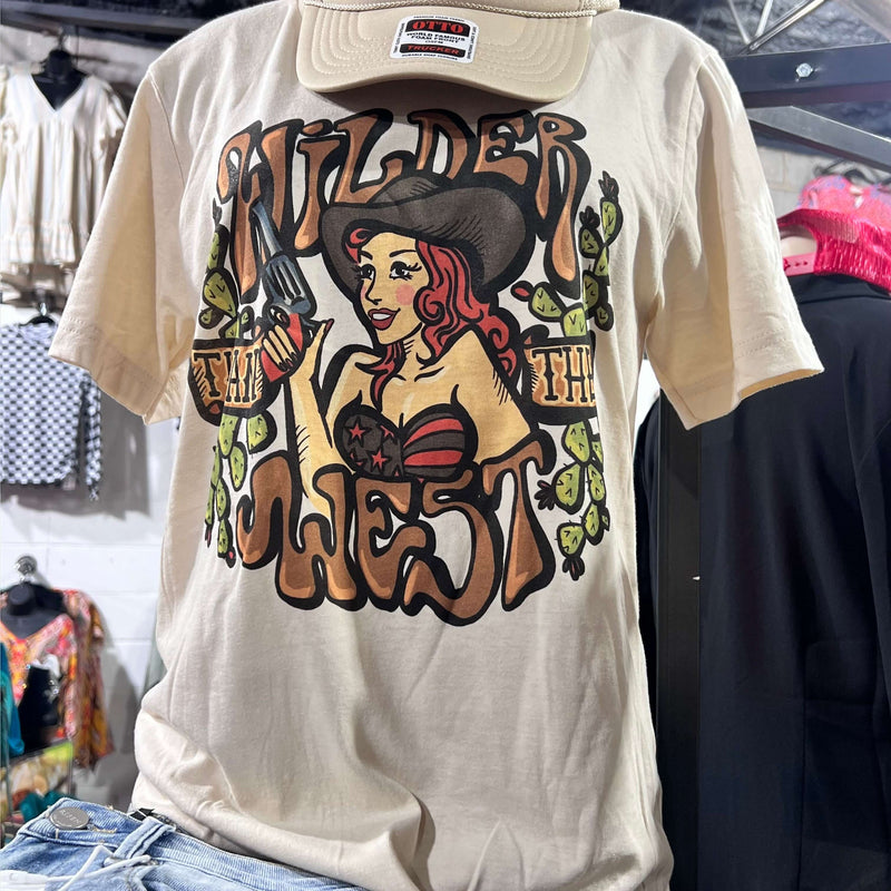 Wilder Than The West Cream T-shirt