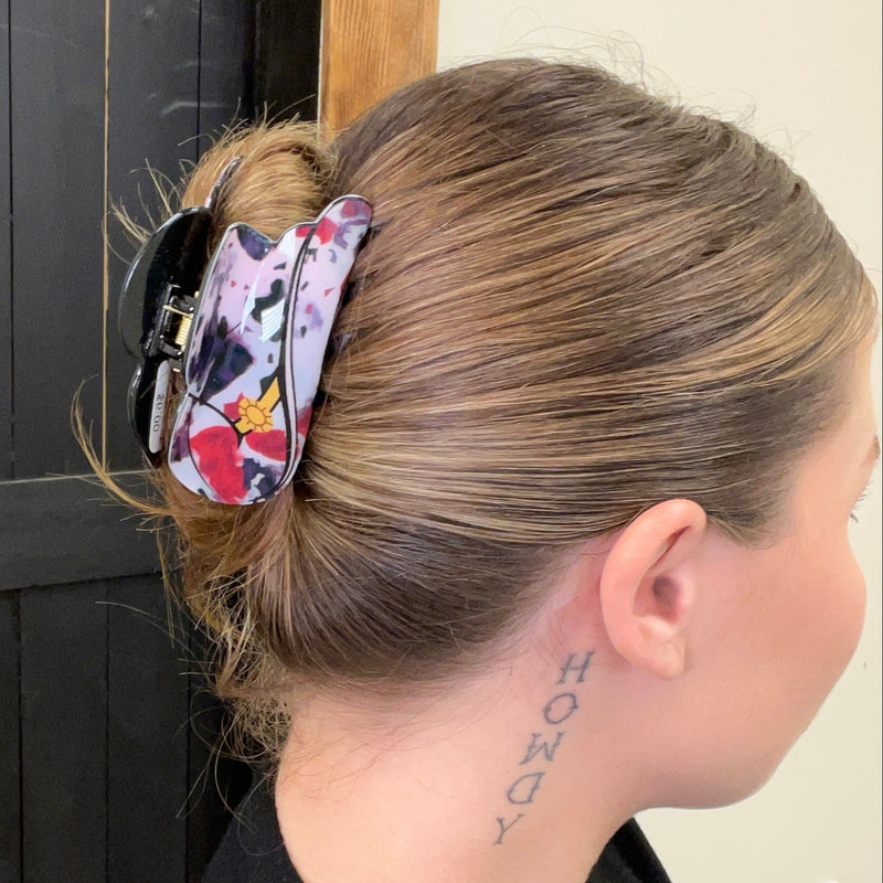 Multi-Color Cowboy Hat Hair Clip