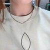 16 inch Lighweight Shiny Link Chain Genuine Necklace.