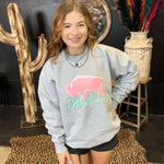 Gray Oklahoma Buffalo Sweatshirt