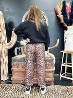 Leopard Hear Me Roar Joggers