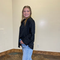 blacksilkyleopardbuttondowntop